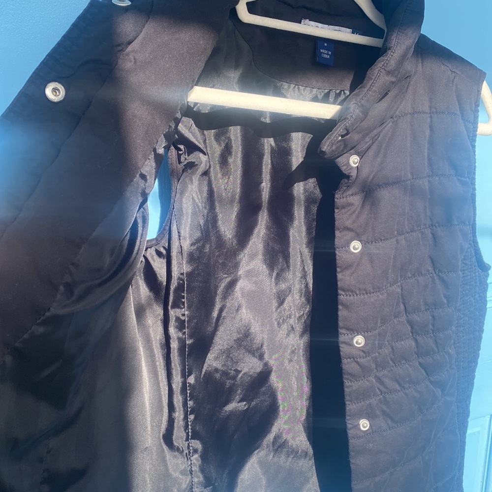 BandolinoBlu Black Quilted Vest size M - Picture 11 of 13
